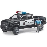 在飛比找momo購物網優惠-【BRUDER】警車附警察人偶(德國BRUDER 仿真大型車