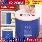 Portable Ice Bath Folding Bathtub Inflatable Cold Therapy Hot Tub Spa Massage 85