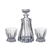 Modern Crystal Hand-Crafted Decorative Whiskey Set - Whiskey Set 1+2 Plantica