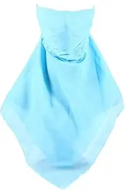 [LIFKOME] Breathable Sun Block Mask by Chiffon Scarf Face Veil Neck Protector for Outdoor Activities