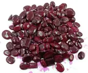 Certified Natural Big Red Ruby Lot 150 Ct Mix Cut IGL Loose Gemstone 5JSJ