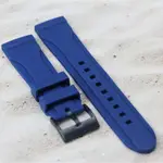 橡膠錶帶 22 毫米和 24 毫米通用運動型矽膠錶帶