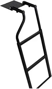 Pickup Truck Tailgate Ladder Truck Tailgate Ladder Foldable Compatible for Pickup Truck's Bed Aluminum Step Grip Plates