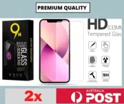 ✨2x Tempered Glass Screen Protector✔ iPhone 14 13 12 11 Pro Max 7 8 PLUS X XS✨