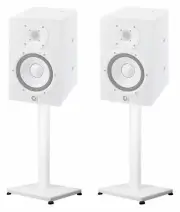 Pair 29” Steel White Stands For Yamaha HS7 Studio Monitors