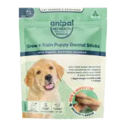 Anipal Grow And Train Puppy Dental Sticks 160g 11 Chew Healthy Teeth Puppy Brain