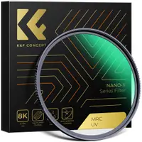 在飛比找蝦皮商城精選優惠-K&f NANO-X MCUV 鏡頭濾鏡,高清綠色多層鍍膜,