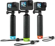 Sametop Floating Handle Grip Floaty Stick Waterproof Handler Accessory Compatible with GoPro Hero 13, 12, 11, 10, 9, 8, 7, 6, 5, 4, Session, 3+, 3, Hero(2018), Max, DJI Osmo Action Cameras (Green)
