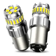 1157 BAY15D LED Turn Signal Light Bulbs CANBUS Anti-Hyper Flash Error Free 6500K (for: Honda Civic)
