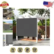 Custom 11x15 FT Outdoor Shade Cloth - Dark Grey Sun Protection with Grommets