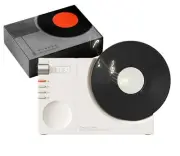Retro Bluetooth Speaker, Turntable Vintage Record Player Bluetooth Speaker, O...