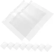 TOGEVAL 10pcs Negative Film Sleeves Document Bags for Archival Photo Storage Protect Negatives Standard Binders for Collectors and Family Historians