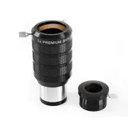 2 Inch Telescope 5X Focal Extender Barrel Achromatic Barlow Lens Multi-Coated