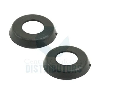 WINDOW CRANK BUFFERS SET OF 2 BLACK VOLKSWAGEN T1 BUG BEETLE GHIA T3 1958-67 (for: Volkswagen)