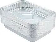 20 Pack Drip Pans Compatible with Weber Grills Spirit Gas Grills, Q Grills, Genesis and Genesis II LX 200 300 Series,Disposable Aluminum Foil BBQ Grease Trays, 8.5 x 6 Inch