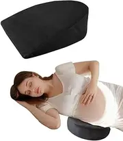 Memory Foam Pregnancy Pillow for Sleeping, Maternity Pillow, Body, Tummy, Legs & Back Support, Side Sleeping, Desgined for Expectant Mothers,Portable.