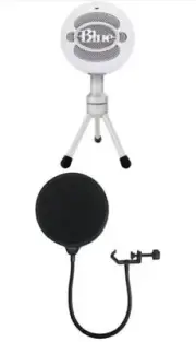 BRAND NEW Blue MicrophonesSnowball iCE Condenser USB Microphone with Pop Filter