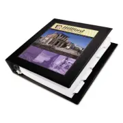 Avery 68058 11" x 8.5" 1.5" Cap 3 Rings Framed View Heavy-Duty Binders - Blk New