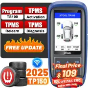 XTOOL TP150 TPMS Programmer Tire Pressure Sensor Relearn Reset Activate Tool