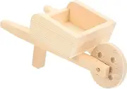 PERSELOSO Micro Landscape Wheelbarrow Model Miniature Garden Cart Realistic Miniature Garden Decor
