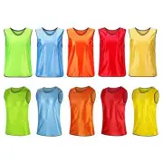 Youth Adult Scrimmage Training Vest Sports Team Soccer Basketball Football Bibs