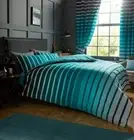 CAVAILIA Luxurious Oscar Duvet Cover King Size with Pillow Cases, Breathable