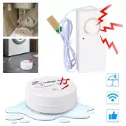 Automatic WaterLeak Detector 90/120dB WaterSensor Alarm Flood Alert for Basement