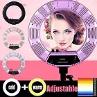 18"Dimmable LED Ring Light Stand Make Up Studio with tripod C-W LIGHTadjustable