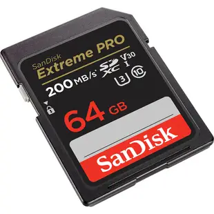 Sandisk V30 Extreme Pro 64G 64GB SDXC 200MB/S 4K 增你強公司貨 兆華國際