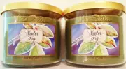 Bath Body Works White Barn WINTER FIG 3-wick Candles NEW x 2