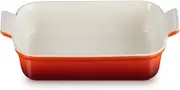 Le Creuset Heritage Rectangular Dish, Stoneware, 26 cm, 2.4 litres, Cerise, 71102260600001