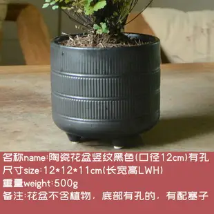 簡約現代陶瓷花盆綠蘿植物室內專用素雅白色銅錢草圓形小盆栽器皿