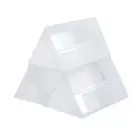 Triangular Prism Glass Physics Teaching Refracted Light Spectrum 4Piece9519