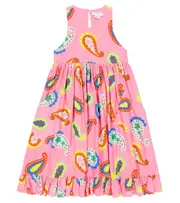 [Stella McCartney Kids] Stella McCartney Kids Paisley printed dress Y 2 pink