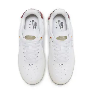 【NIKE 耐吉】AIR FORCE 1 休閒鞋 女鞋 彩虹 民族風(FN8918-111)