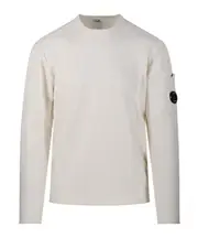 C.P. Company Lens Detail Knit Top S,M GAUZE WHITE