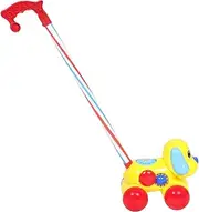 Walker with Bell Push Dog Car for Fun Walking to Encourage Early Development Safe Engaging and Versatile Push Pull for Boys