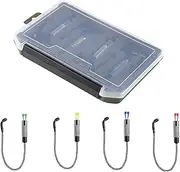 Carp Fishing Swingers - 4X Lightweight Freshwater Swinger,with Storage Box Multi-Functional Tensioner Alerts for Pond