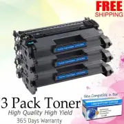 3x Black CF226A 26A Toner Cartridge For HP LaserJet Pro M402dn M402n MFP M426fdw