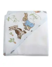 [Peter Rabbit] Benjamin Bunny Hooded Towel in White