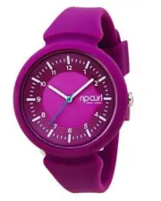Rip Curl Womens ATOLL SILICONE Waterproof SURF WATCH New - A2684G Grape
