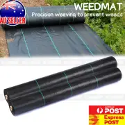 1.83x30m Weed Mat Weedmat Control Matting Woven Fabric Garden Plant HOT