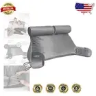 X-Large Double Memory Foam Pillow - Removable Cover & Waterproof Cup Holders