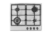 Tisira 60cm 4 Burner Stainless Steel Gas Cooktop With Wok Burner (TGWF63E)