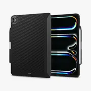 SPIGEN iPad Pro 11-inch M4 (2024) Case, Genuine Enzo Aramid Magnetic Apple Pencil Holder Cover for Apple