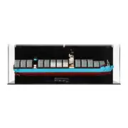 UNIQUEDISPLAY Display Case for LEGO Creator Maersk Line Triple E Container Ship