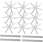 Operitacx 200pcs Wood Trim Nails Double Hole Press on Nails No Installation Double-Sided Tape Aesthetically
