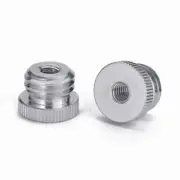 Mic Screw Adapter Tripod Stand 58in Male to 14in Female Smooth Threads