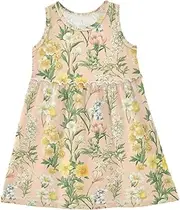 [Caihoyu] Toddler Girl Princess Dress Little Kids Swing Casual Midi Dress Party Gift Clothes Outfit, Multicolor08, 4 Years