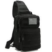 Tactical Sling Bag for men,Shoulder Backpack Molle Assault Range Bags Chest P...